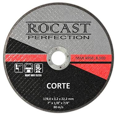 Imagem de Disco de Corte - 10" x 1/8" x 3/4" - Ref. CORTE Rocast 122,0008