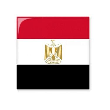 Imagem de Bandeira nacional do Egito da África azulejo de cerâmica brilhante decalque de pedra adornada tijolo vitrificado