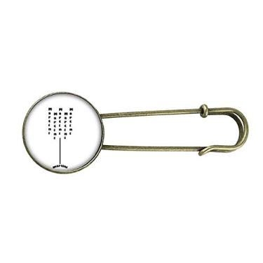 Imagem de Martini com sua taça Art Deco, presente, moderno, retrô, broche de metal