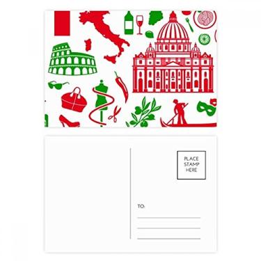 Imagem de Cartão postal de aniversário com bandeira da Itália