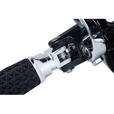 Imagem de Kuryakyn 8945 adaptadores de estacas de montagem macho estriado para pés dianteiros e tábuas: motocicletas Harley-Davidson Softail 2018-19, cromado, 1 par