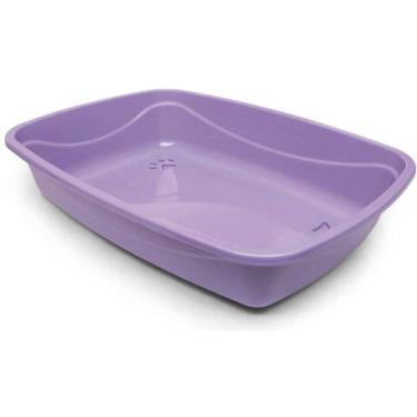 Imagem de Bandeja Higiênica Pet Injet Luxo Patas Sanicats Lilás - Tam. Único