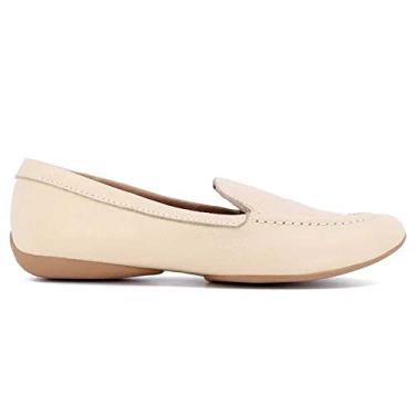 Imagem de Mocassim Feminino Couro Vanilla Usaflex AJ2201
