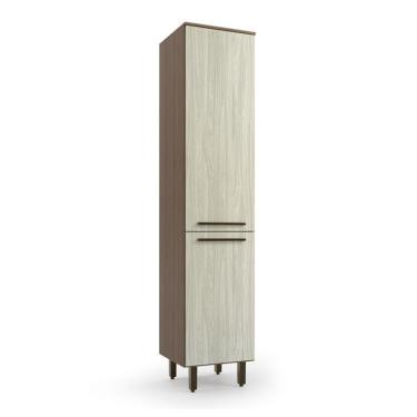 Imagem de Paneleiro Evolution 2 Portas Tannat e Legno Crema