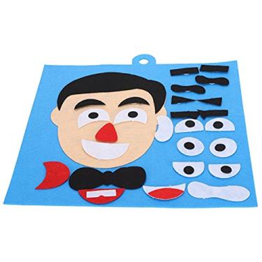 Imagem de Brinquedos de quebra-cabeça, expressões faciais, atividades de aprendizagem pré-escolar, jogo de fantasia facial para meninos e meninas (tipo masculino)