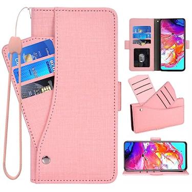 Imagem de Capa carteira de couro flip cover para xiaomi para redmi note 11 pro 10 4g 10s 9 9s 8 7 7s 9a 9c 8a 7a 6 5 plus 4 4x stand phone cases, rosa, para redmi note 4