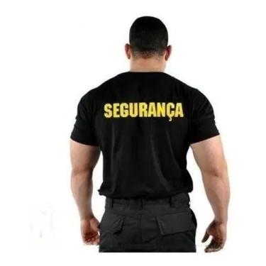 Imagem de Camisa Segurança Tarjeta  Preta  Manga Curta - Oliveira Squad