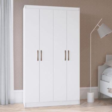 Imagem de Armario Multiuso Dueto 4 Portas 8 Prateleiras Branco - Doripel