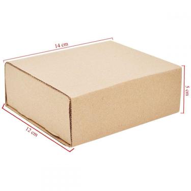 Imagem de Caixa Básica De Papelão Formato Gaveta 20 Unidades Embalagens 14cm x 12cm x 5cm