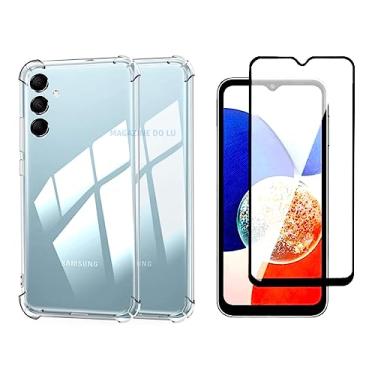 Imagem de Kit Capinha Capa Antiqueda Compatível com Samsung Galaxy A14 5G + Película Frontal 3D Vidro