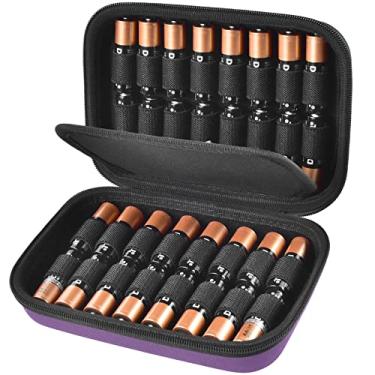 Imagem de 32 suportes de armazenamento de óleos essenciais para frascos de vidro serve para frascos de vidro de 1 ml (1/4 de drama) e 2 ml (5/8 de Dram) Perfeito para viagens ou uso diário.