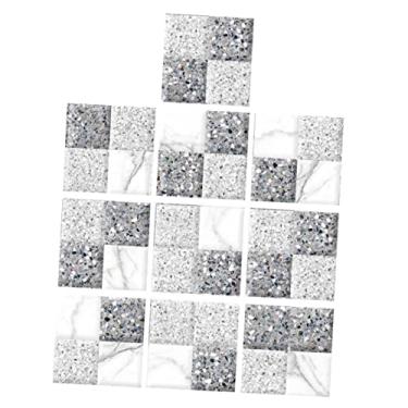 Imagem de Veemoon 10 Pcs adesivo de parede cozinha adesivo parede cozinha adesivos de parede para cozinha adesivos de azulejo para casa à prova d'água decorar decalques de parede decorações
