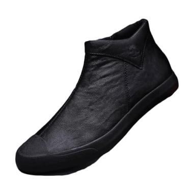 Imagem de Bestgift Sapatos Casuais Masculinos Cano Baixo Confortável, Preto, 39 BR