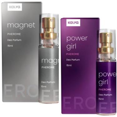 Imagem de Perfume Feminino E Masculino Magnet Power Girl Kit Com 2 - Kalya