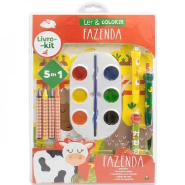 Imagem de Livro-Kit Ler & Colorir: Fazenda