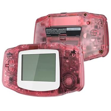 Imagem de IPS Ready Upgraded eXtremeRate Cherry Pink Replacement Shell Full Housing Cover & White Screen Lens for Gameboy Advance – Compatible with Both IPS & Standard LCD – Console NOT Included