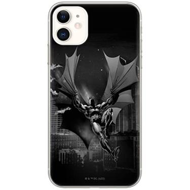 Imagem de ERT GROUP Capa de celular para iPhone 11 original e oficialmente licenciada DC padrão Batman 073 otimamente adaptada à forma do celular, capa feita de TPU