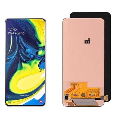 Imagem de SHOWGOOD LCD 100% testado de 6,7 polegadas para Samsung Galaxy A80 tela sensível ao toque digitalizador, peça de substituição para Samsung A805 (preto sem moldura)