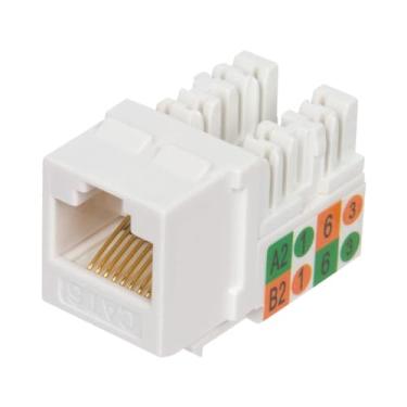 Imagem de Keystone RJ45 CAT6, Branco, 5+