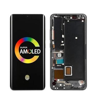 Imagem de SHOWGOOD para Xiaomi Mi CC9 Pro Display LCD com moldura Amoled para Xiaomi Mi Note10 Lite M1910F4G Display Touch Screen digitalizador (com moldura prata)