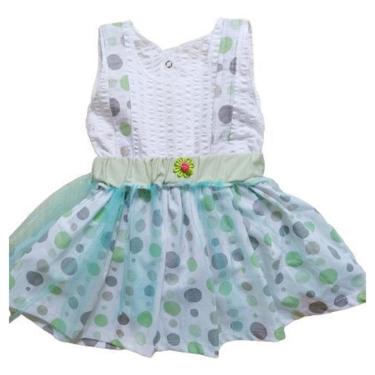 Imagem de Fantasia Palhacinha Bebe 6 A 9 Meses Vestido Bebe Carnaval-Feminino