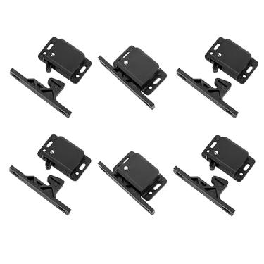 Imagem de Travas e pegadores de armário para trailer/trava de gaveta universal de empurrar para fechar, à prova de bebês ou gatos, ideal para motorcoach, trailer, trailer, casa, substituição OEM (6)