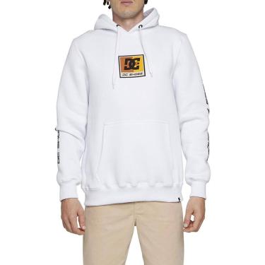 Imagem de Moletom DC Shoes Canguru Racer 305G WT24 Masculino Branco