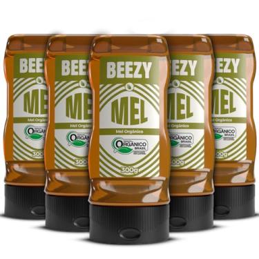 Imagem de Beezy, Kit 5 Mel De Abelha Premium Natural Orgânico Beezy Puro 300g