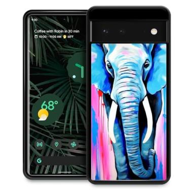 Imagem de Goodsprout Capa compatível com Google Pixel 7, Elefantes africanos, design de estampa incrível, à prova de choque, antiarranhões, capa traseira de policarbonato rígido para Google Pixel 7 com capa