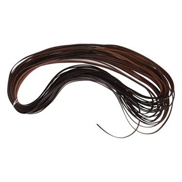 Imagem de Kit de Reparo de Vime, Plástico Premium, Material de Vime Sintético para Reparos de Móveis de Vime, Gadgets, Cestas de Flores e Cadeiras Pequenas, Suprimentos Cortáveis (Marrom