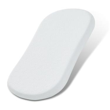 Imagem de NeoBorn Colchão para berço de bebê, 76,2 x 45,7 cm, colchão de espuma viscoelástica de gel confortável dupla face com capa de tencel macia removível, adequado para dormir Halo Bassinest