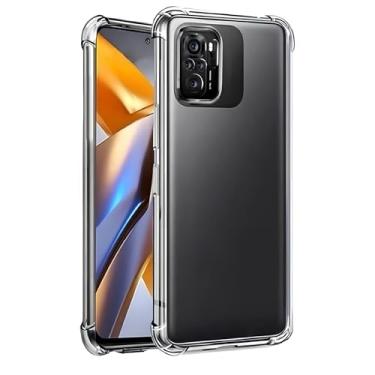 Imagem de Capa Capinha Com Bordas Anti Impacto Para Poco M5s 5G Tela de 6,43 Polegadas (Bluepink)