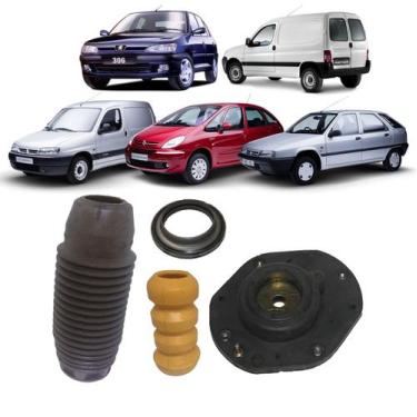 Imagem de Kit Coxim Amortecedor Dianteiro Peugeot 306 1993 1994 1995 1996 1997 1