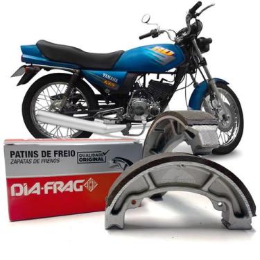 Imagem de Patins Lona de Freio Diafrag - Yamaha RX 135 RD 135 RDZ 135 DT 180 DT 