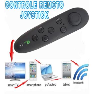 Imagem de Controle Remoto Joystick Com Bluetooth Sem Fio Para Celulares TV's Sma