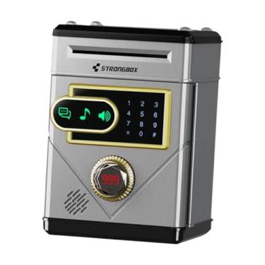 Imagem de Esquirla Cofrinho Eletrônico para Crianças com Tela Interativa E Rolagem de Notas, Argento