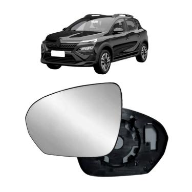 Imagem de Lente Base Retrovisor Para Renault Kardian Motorista