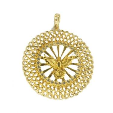 Imagem de Mandala de ouro 18k Espirito Santo - Elegancy Joias