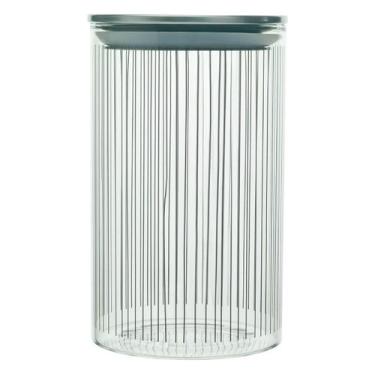 Imagem de Pote De Vidro 1L Minimalista Tampa Inox Com Vedação - Wincy