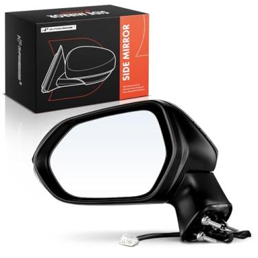 Imagem de A-Premium Espelho retrovisor elétrico do lado do motorista compatível com Toyota Corolla 2019 2020 2021 2022 - Aquecido manual dobrável com seta preto espelho retrovisor externo