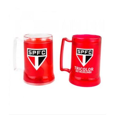Imagem de Jogo 2 Canecas Gel Isolante Térmico São Paulo SPFC 400 ml - taimes