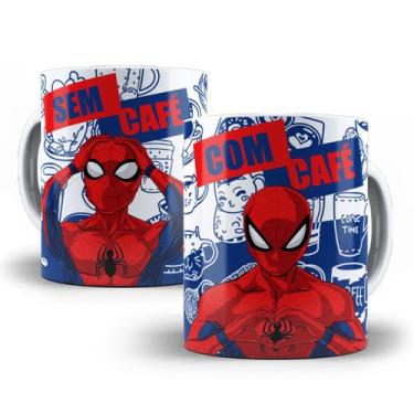 Imagem de Caneca Homem Aranha Com Café Sem Café Porcelana Modelo 2 - Tio da Cane