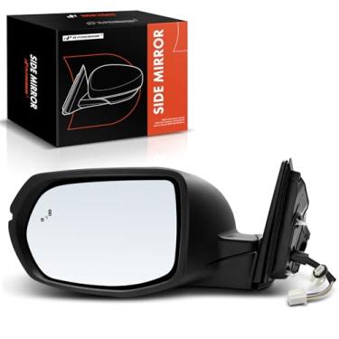 Imagem de A-Premium Espelho retrovisor elétrico do lado do motorista - compatível com Honda CR-V CRV 2017-2022 - Espelho retrovisor externo externo dobrável manual aquecido com seta e detecção de ponto cego