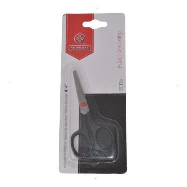 Imagem de Tesoura Escolar Mundial Material Escritório Corte Artesanato