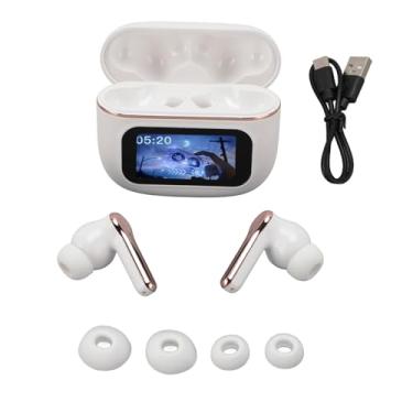 Imagem de Fones de Ouvido Sem Fio LCD Coloridos Com Tela Sensível Ao Toque, Redução de Ruído ANC, Controle de Equalização, Fones de Ouvido Encontrados, Conexão Estável, Carregamento
