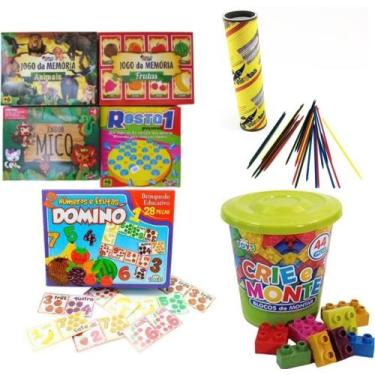 Imagem de Kit 07 Brinquedos - Diversão Gatantida Pra Criançada - Mini Toys