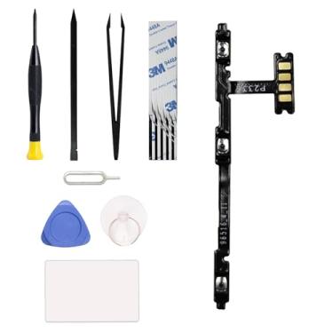 Imagem de Para Galaxy A03S Power Volume Flex Ribbon Peça de reparo de substituição, compatível com A03S SM-A037U, com kit de ferramentas