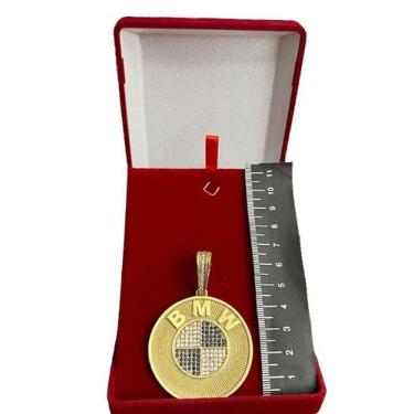 Imagem de Pingente bmw banhado a ouro 18k - ToJoia18k