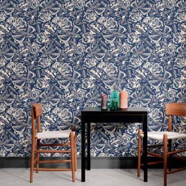 Imagem de Papel de Parede Adesivo Tatuagens N012142 0,58x2,5M - Adesivo BR