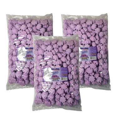 Imagem de Mini Suspiros Caseiro aprox. 600 unid Lilás - Incopal